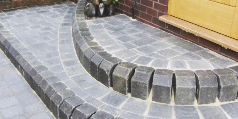 Patios and Paving using cobbles Manchester and Cheshire